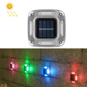 Lampe murale solaire à 8 LED en acier inoxydable en acier inoxydable extérieur (lumière colorée) SH101C1444-20