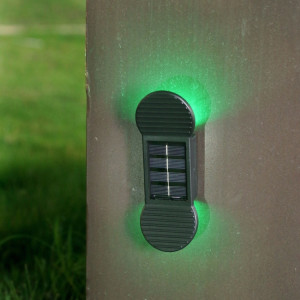 2 LED Lumière solaire Jardin extérieure Lumière de mur imperméable (lumière colorée) SH101C1404-20