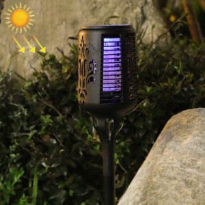 Mosquito Solar Mosquito Lampe Courtyard Garden UV Mosquito Piège (Noir) SH801A1470-20