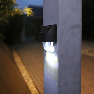 2 PCS Décoration de jardin en miroir solaire extérieur extérieur (lumière blanche) SH701A949-20