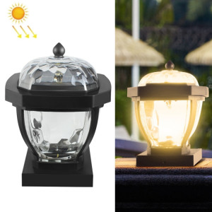 2 LED Solaire Étanche Étanche Jardin, Style: Capuchon à colonne de lumière chaud SH23041526-20