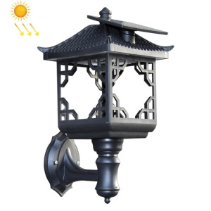 8 LED Solaire House Extérieur Apparence Pelouse Décoration de jardin (lampe murale) SH401A1778-20