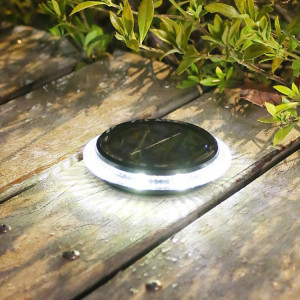 8 LED SOLAIRE EXTÉRIEUR EMTALLABLE TRANSPARENT LUMIÈRE EN BLIS SH101C1535-20