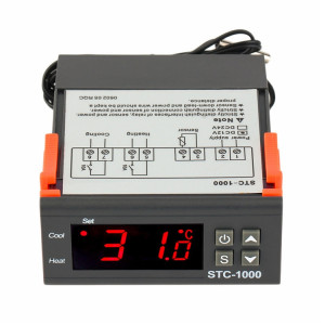 STC-1000 Aquarium Incubation Machine de fruits de mer Machine de produits électroniques Micro-ordinateur Température Commutateur de température (12V) SH601A1219-20