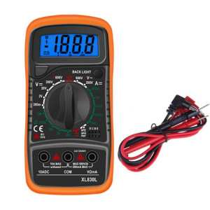 ANENG XL830L Multimètre numérique numérique multi-fonction multi-précision multi-précision, spécification: sac à bulles d'emballage (orange) SA301A1518-20