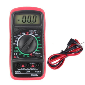 ANENG XL830L Multimètre numérique numérique multi-fonction multi-précision multi-précision, spécification: sac de sac à bulles (rouge) SA301C1211-20