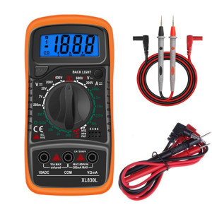 ANENG XL830L Multimètre numérique numérique multifonctions multi-précision multi-précision, spécification: standard + stylo supplémentaire supplémentaire (orange) SA302A1115-20
