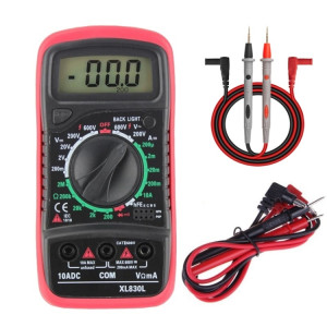 ANENG XL830L Multimètre numérique numérique multi-fonction multi-précision, spécification: standard + stylo supplémentaire supplémentaire (rouge) SA302C1529-20