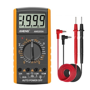 ANENG Automatique Multimètre numérique intelligent de haute précision de haute précision, Spécifications: an9205a (orange) SA301A1640-20