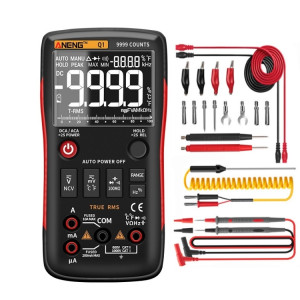 Aneng an-Q1 multimètre numérique intelligent de haute précision de haute précision, spécification: standard avec câble (rouge) SA402B1313-20