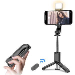 Mini Selfie Stick Integrated Multifonctionnel Bluetooth Selfie, Spécifications: Q11S 76cm avec éclairage de remplissage SH3001503-20