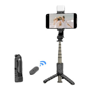 Mini Selfie Stick intégré Bluetooth Bluetooth multifonctionnel, Spécifications: Q10S 70cm avec éclairage de remplissage SH30021688-20