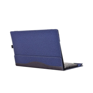 Sleeve de protection pour ordinateur portable en cuir PU pour HP Specter X360 15-EB (Bleu) SH401A1456-20