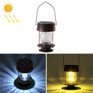 HSR002 Lampe de camping à lanterne solaire rétro extérieure, Spec: lumière portable-chaude SH02021057-20