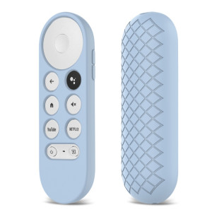 2 coque de protection en silicone PCS pour la télécommande Google Chromecast 2020 (bleu ciel) SH701F868-20