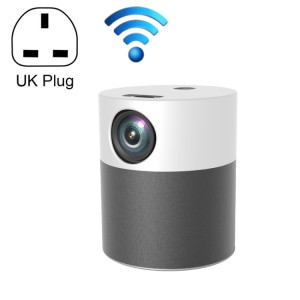 M1 Home Commercial LED SMART HD Projecteur, Spécifications: Plug UK (Version Intelligent WiFi Android) SH903C58-20