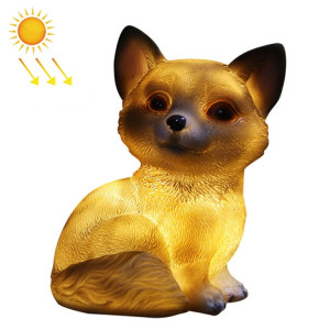 HSR001 Lumière de pelouse de résine d'animaux solaire extérieure (chiot) SH401A418-20