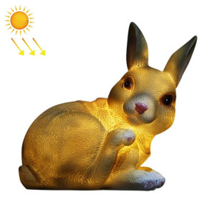 HSR001 Lumière de pelouse de résine d'animaux solaire extérieure (lapin) SH401B1470-20