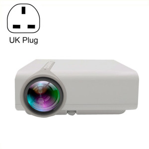YG530 Home Led petit projecteur HD 1080P, Spécifications: Fiche UK (Blanc) SH703A1505-20