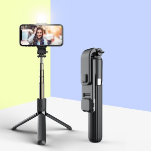 L03S Bluetooth remplissage Trépied intégré Selfie Stick (Noir) SH801A1951-20