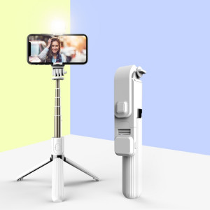 L03S Bluetooth Fill Trépied Trépied intégré Selfie Stick (Blanc) SH801B1581-20