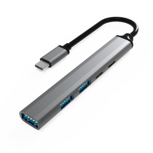 U5 Type-C Extender USB3.0 Splitter Multi-Port Dossier d'expansion, Nombre d'interfaces: 5 en 1 (type-C) SH02011855-20