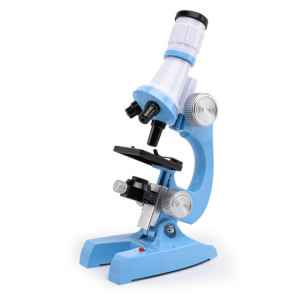 HD 1200 fois Microscope enfants jouets éducatifs (bleu clair) SH701C1215-20