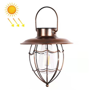 Lumière suspendue en fer forgé de fer imperméable solaire extérieure (cône circulaire) SH201A331-20