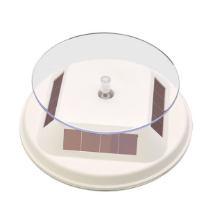 Sous-support d'affichage rotatif solaire 12 cm Tournage (blanc) SH501A1504-20