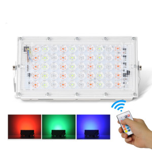 50W LED RVB Lumière d'inondation ultra-légère ultra-légère avec télécommande SH02151167-20