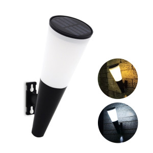 N230 Lampe murale de cône circulaire de jardin solaire extérieur, style: lumière à deux couleurs SH1002572-20