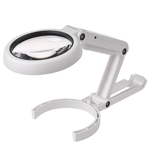 Loupe de poche LED de chargement de charge USB 5x / 11x (FS 75RC) SH401A561-20