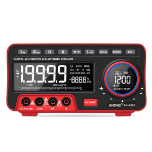 ANENG AN-888S Multimètre de courant d'affichage audio Bluetooth d'affichage audio, Standard Pas de batterie (noir noir) SA001A811-20