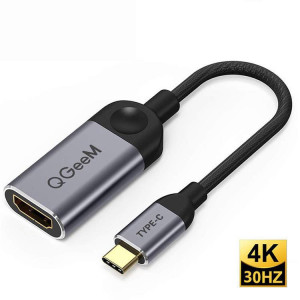 QGeem QG-UA01 USB Type-C à HDMI Adaptateur (gris) SQ501A574-20