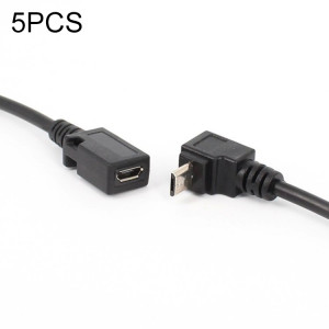 5 PCS Micro Micro Micro mâle au câble d'extension féminin (Bend Up Bend) SH501C501-20