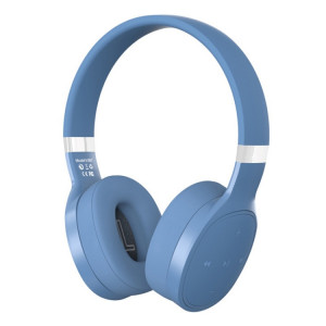 VJ087 Casque de jeu Bluetooth Sports sans fil pliante (bleu) SH601D925-20