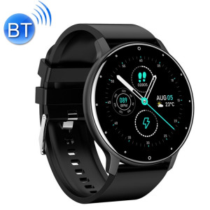 ZL02 Smart Carrelage Tendance artérielle Surveillance de l'oxygène Podomètre sportif Wireless Bluetooth Montre (Noir) SH901B1827-20
