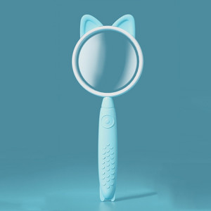 Loupe 3x Loupe HD Dessin animé Loupe en verre jouet pour enfants (chaton bleu) SH101C221-20