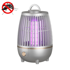 Lampe anti-moustique LED Home Photocatalyst USB Tueur de moustiques champignon (gris argenté) SH701A328-20