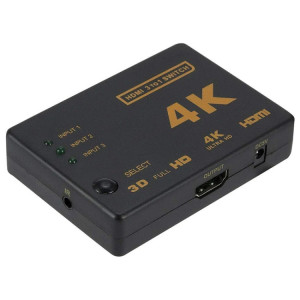 5 PCS / SET 4K 3 EN 1 SOMMATEUR HDMI avec télécommande SH8801726-20