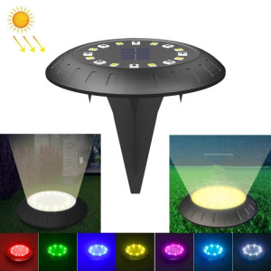 LED SOLAIRE EN BLISSELLE DE JARDINE DE JARDINE DECOPÉRATION GRAPURE Lampe de terre (RVB + Cool Blanc) SH501B919-20