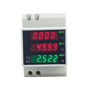 D52-2058 WattMeter Din Rail Volt Volt Mètre de courant de courant, Spécification: CT intégré AC200-450V SH13021576-20