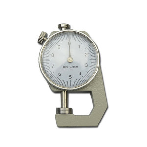0-10 mm d'épaisseur de cadran jauge en cuir en papier épaisseur d'épaisseur Tester, modèle: tête plate SH10011485-20