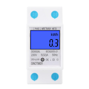 DDS528L Détraveuse Affichage Home Phases Rail Energy Metter 5-32A (230V 50Hz) SS001A1933-20