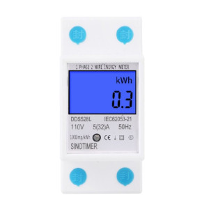 DDS528L Détraveuse Affichage Home Phases Rail Energy Metter 5-32A (110V 60Hz) SS001B100-20