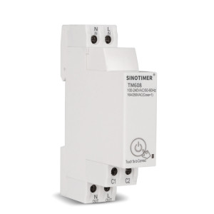 SINOTIMER TM608 SMART WIFI POWER MOBILE MOBIL MOBILE APP METRED METRET 16A 100-240V SS3112380-20