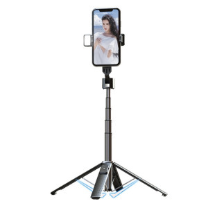 Téléphone Bluetooth Selfie Trépied, haut: 104 cm (alliage en aluminium + lumière de remplissage unique) SH43021987-20