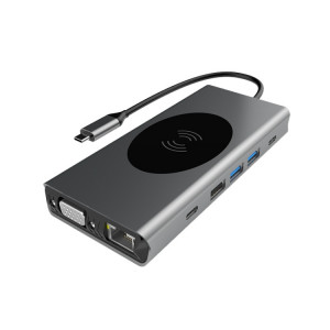 BX13V 13 dans 1 Station d'amarrage de type C Houb de charge sans fil SH31501318-20