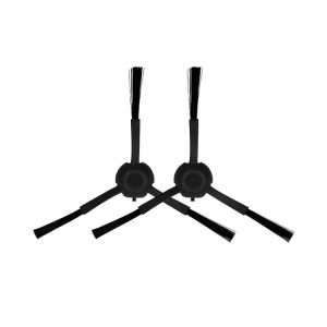 1 paire accessoires de remplacement de pinceaux latéraux noirs pour Xiaomi Mijia Dreame D9 / L10 Pro SH5905975-20