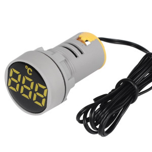 Sinotimer-20-199 degrés Celsius Small Temperature Afficher Indicateur (ST16C-05 Jaune) SS501E591-20